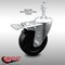 Service Caster 4 Inch SS Soft Rubber 3/8 Inch Threaded Stem Caster with Total Lock Brake SCC SCC-SSTSTTL20S414-SRS-381615 - alternate 1